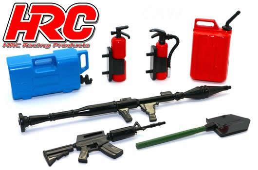 HRC Racing - HRC25094F - Parti di carrozzeria - 1/10 accessorio - Scale - Set di attrezzi F