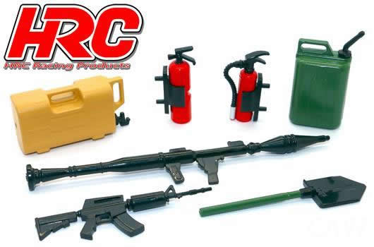 HRC Racing - HRC25094G - Parti di carrozzeria - 1/10 accessorio - Scale - Set di attrezzi G