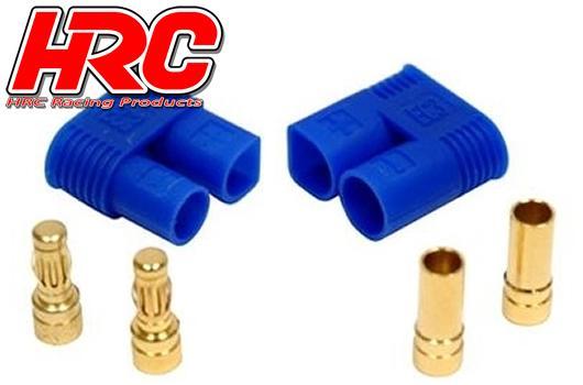 HRC Racing - HRC9052P - Connector - EC3 - Male + Female (1 pair) - Gold