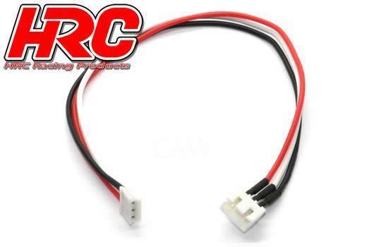 HRC Racing - HRC9161EX3 - Charger Lead Extension Balancer - 2S JST EH(F)-XH(M) - 300mm