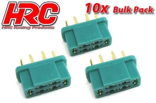 HRC Racing - HRC9093B - Connecteur - MPX - femelle (10 pces) - Gold