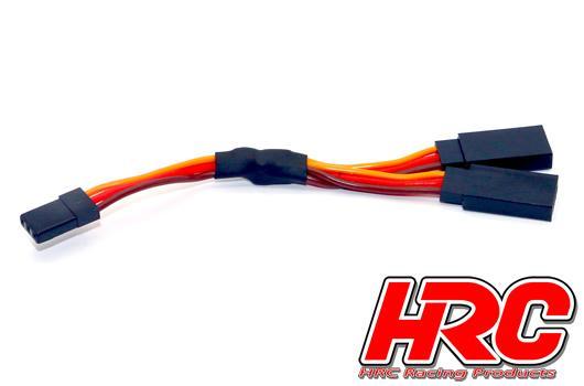 HRC Racing - HRC9249S - Câble - Y - JR type - 6cm - 22AWG