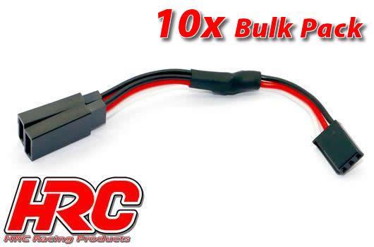 HRC Racing - HRC9239SB - Cable - Y - UNI (FUT)  - Short 6cm - BULK 10 pcs - 22AWG