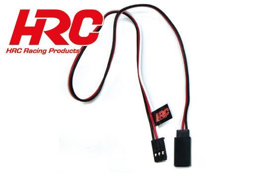 HRC Racing - HRC9233 - Prolongateur de servo - Mâle/Femelle - (FUT)  -  40cm Long - 22AWG