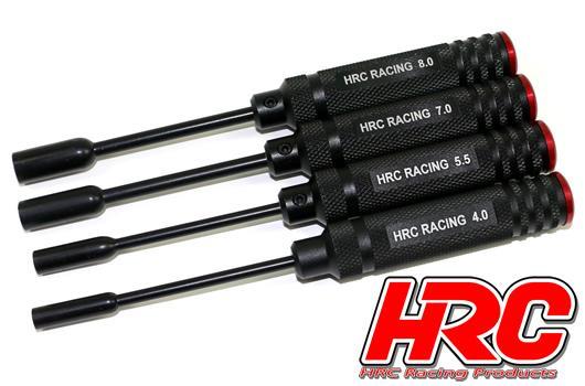 HRC Racing - HRC4008A - Outil Set - HRC - Clé à tube 4.0 / 5.5 / 7.0 / 8.0mm