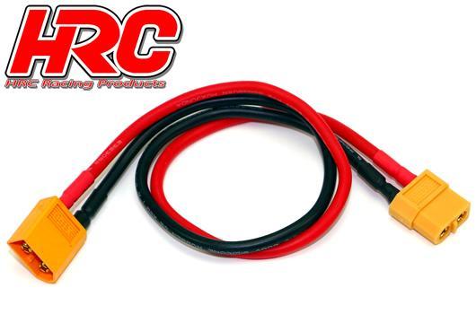 HRC Racing - HRC9610 - Charger Lead - Gold - XT60 Charger Plug to XT60 Battery Plug - 300mm