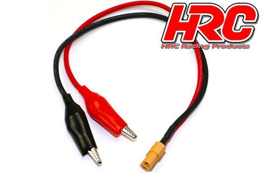 HRC Racing - HRC9619 - Charger Lead - Gold - XT60 Charger Plug to Crocodile - 300mm