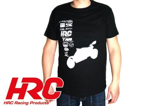 HRC Racing - HRC9905K-L - T-Shirt - HRC Multi-Brands - Black - Large