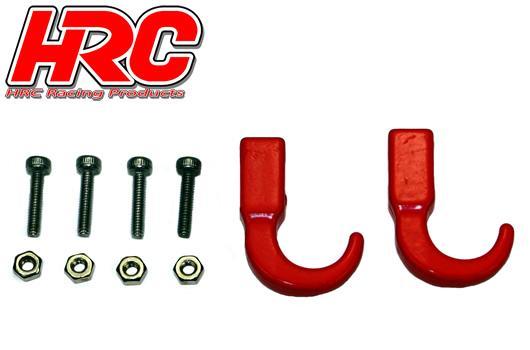 HRC Racing - HRC25205 - Parti della carrozzeria - 1/10 Crawler - Scala - Staffa in metallo (Lunghezza: 2,5 mm, Larghezza: 0,6 mm)