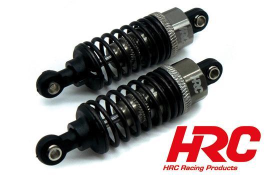 HRC Racing - HRC28021TI - Option Part - 1/10 Touring -  65mm -  Alu Shock Absorber Titanium Colour  (2) 