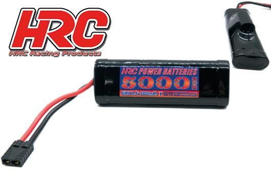 HRC Racing - HRC01750T - Batteria - 7 elementi - HRC Power Batteries - NiMH - 8.4V 5000mAh - Hump Stick - TRX 