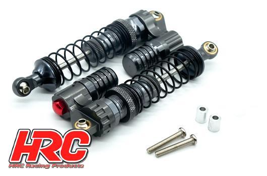HRC Racing - HRC28008A-TI - Opzione parte - 1/10 Crawler - Set di ammortizzatori - Colore titanio - 100mm - Titanio (4 pezzi)