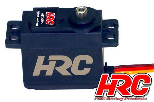 HRC Racing - HRC68122WS - Servo - Digital - 40x38x20mm - 22kg/cm - 360° Servo - Metallzahnräder - Wasserdicht - Doppelt Kugelgelagert