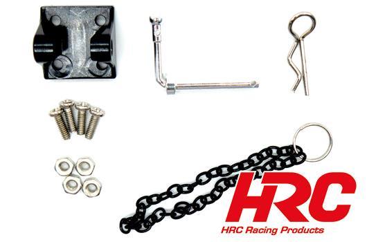 HRC Racing - HRC25256A - Parti di carrozzeria - 1/10 accessorio - Scale - Gancio di coda piccolo in alluminio
