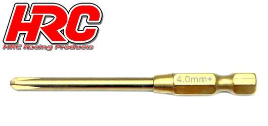 HRC Racing - HRC4054S-4P - Tool - HEX tip for electric screwdriver - Titanium coated - 4+mm
