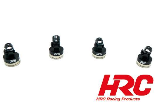HRC Racing - HRC25191K - Karosserie Teile - 1/10 Zubehör - Karrosseriehalterung magnetisch - Schwarz