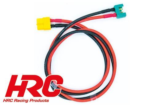 HRC Racing - HRC9606-6 - Charger Lead - Gold - XT60 Charger Plug to MPX Battery Plug - 600mm