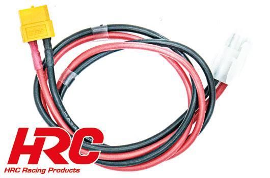 HRC Racing - HRC9611-6 - Câble de charge - doré - Prise chargeur XT60 à Tamiya - 600mm