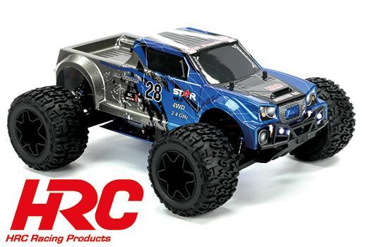 HRC Racing - HRC15011BL-2 - Car - 1/10 XL Electric - 4WD Monster Truck - RTR - HRC NEOXX - Brushless - Scrapper BLUE/BLACK