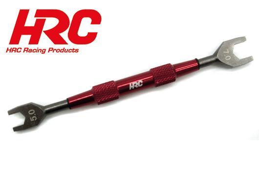 HRC Racing - HRC4071R - Clé à biellettes - TSW Pro Tool - 5.0/7.0mm