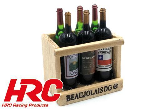 HRC Racing - HRC25262E - Body Parts - 1/10 Crawler - Scale - Boîte de vin rouge - 53x43x30mm