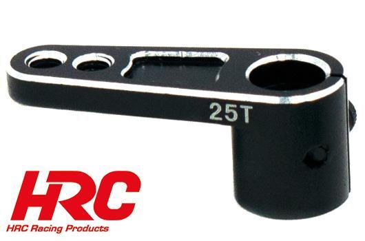 HRC Racing - HRC41243-28 - Palonier de servo - Aluminium - 28mm Long - 11mm Offset - 25T (Futaba / Sävox / Power HD / Orion)