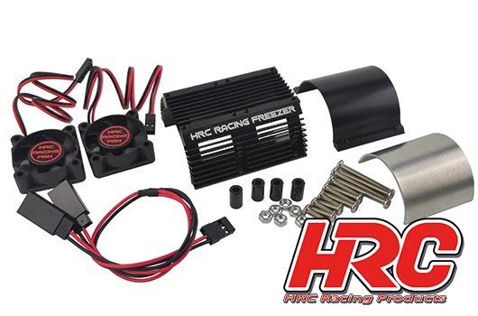 HRC Racing - HRC5836S - Motorkühlkörper - mit Lüfter - 1/8 Motoren 40-42mm - FREEZER Short (L: 57 mm)