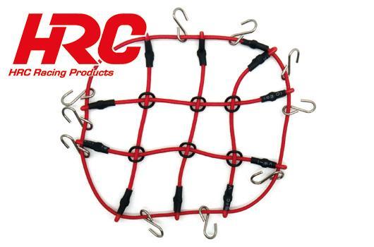 HRC Racing - HRC25268R - Karosserieteile - 1/10 Crawler - Maßstab - Gepäcknetz - 65*80mm - Rot