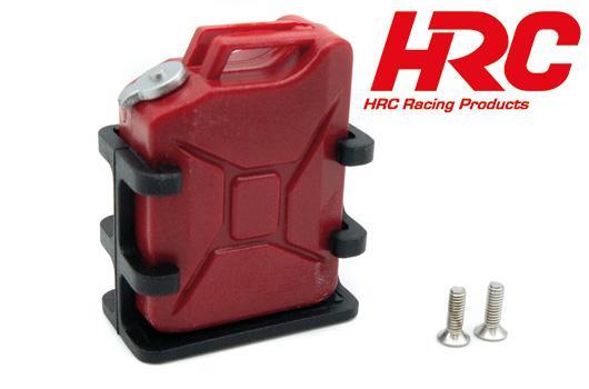 HRC Racing - HRC25269R - Karosserieteile - 1/10 Crawler - Maßstab - Treibstofftank - 39*29*15mm - Rot