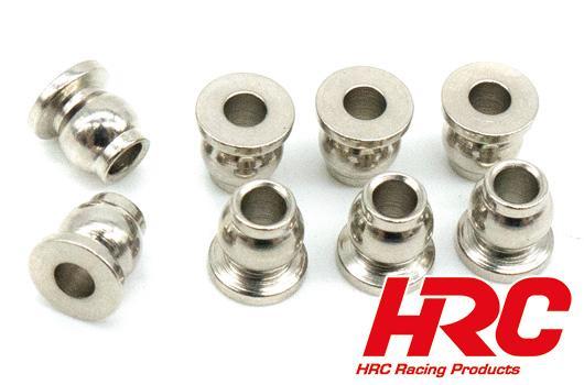 HRC Racing - HRC15-P163 - Pezzo di ricambio -Dirt Striker & Scrapper  - Testa a sfera con collegamento (8 pezzi) 6,0*- M3*7mm