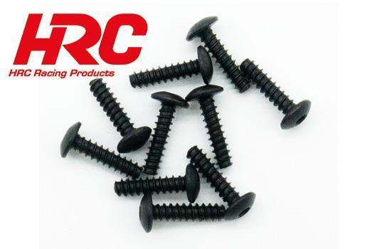 HRC Racing - HRC15-P923 - Pièce détachée - Dirt Striker & Scrapper - Vis à tête ronde - M3*12mm 10p