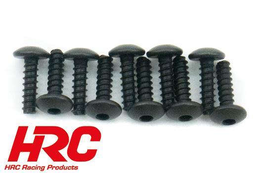 HRC Racing - HRC15-P924 - Spare Part - Dirt Striker & Scrapper - Button Head Screw - M3*10mm 10p