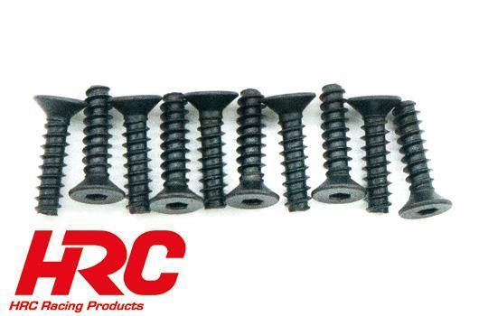 HRC Racing - HRC15-P925 - Pièce détachée - Dirt Striker & Scrapper - TP.vis à tête plate - M3*12mm 10P