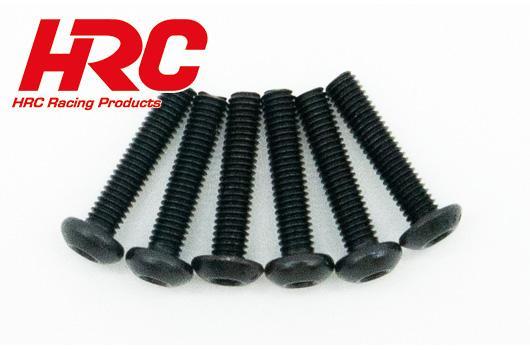 HRC Racing - HRC15-P934 - Pièce détachée - Dirt Striker & Scrapper - TP.vis à tête ronde - M3*14mm (6 pcs)