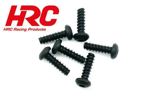 HRC Racing - HRC15-P936 - Pièce détachée - Dirt Striker & Scrapper - TP.vis à tête ronde - M3*10mm (6 pcs)