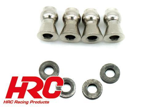 HRC Racing - HRC15-P937 - Spare Part - Dirt Striker & Scrapper - Bull Stud 6.0*- M3*12mm (4 pcs)