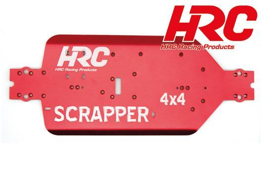HRC Racing - HRC15-P001RE - Parte opzionale -Scrapper- Piastra di base rossa