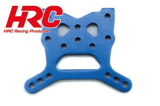 HRC Racing - HRC15-X001BL - Option part - Dirt Striker & Scrapper - Alum.F/R Shock Tower (1 pc) - blue