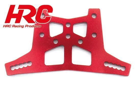 HRC Racing - HRC15-X022RE - Tuningteil- Dirt Striker - Aluminium Dämpferbrücke hinten (1 Stück) - rot