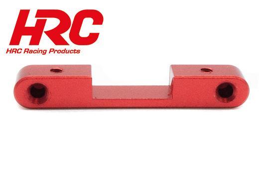 HRC Racing - HRC15-X006RE - Parte opzionale - Dirt Striker e scrapper - Alluminio. Supporto (1 pz.) - rosso