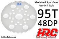 Corona - 48DP - Low Friction Machined Delrin - Diff Style -  95T