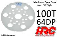 Corona - 64DP - Low Friction Machined Delrin - Diff Style - 100T