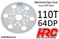 Corona - 64DP - Low Friction Machined Delrin - Diff Style - 110T