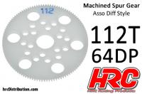 Corona - 64DP - Low Friction Machined Delrin - Diff Style - 112T