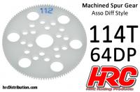 Corona - 64DP - Low Friction Machined Delrin - Diff Style - 114T