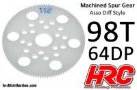Corona - 64DP - Low Friction Machined Delrin - Diff Style -  98T