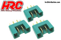 Connector - MPX - Male (3 pcs) - Gold
