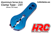 Servo Arm  - Pro - Aluminum Clamp Type - Single - 23T (Sanwa / Ko Propo / JR)