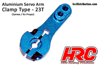 Servohebel - Pro - Aluminium Clamp Typ - einarmig - 23Z (Sanwa / Ko Propo / JR)