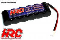 Battery - 6 cells - RC Car Micro - NiMH - 7.2V 1600mAh - Molex plug side by side 100x30x17mm